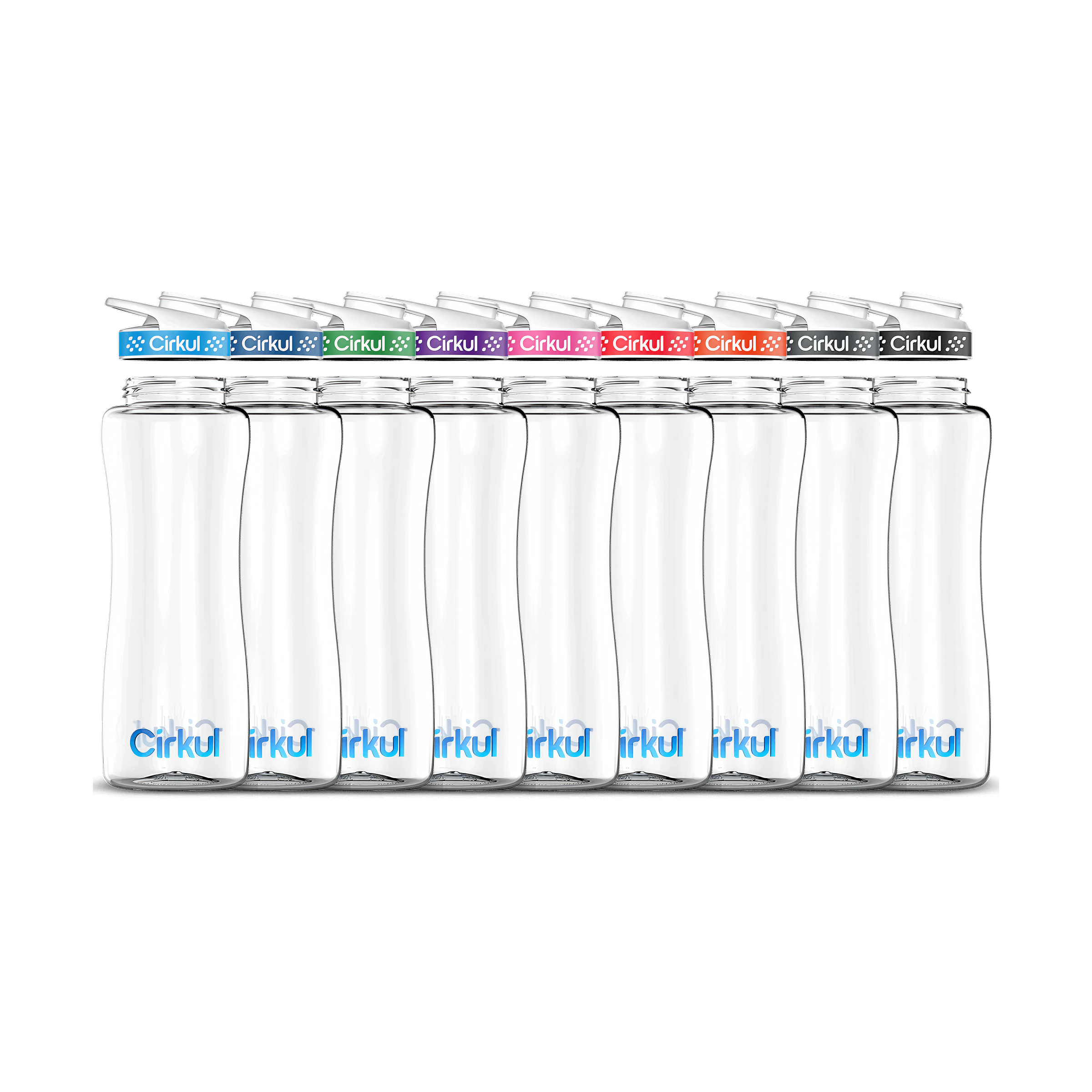 32oz. Plastic Bottle & Comfort Grip Lid - Lite Ready