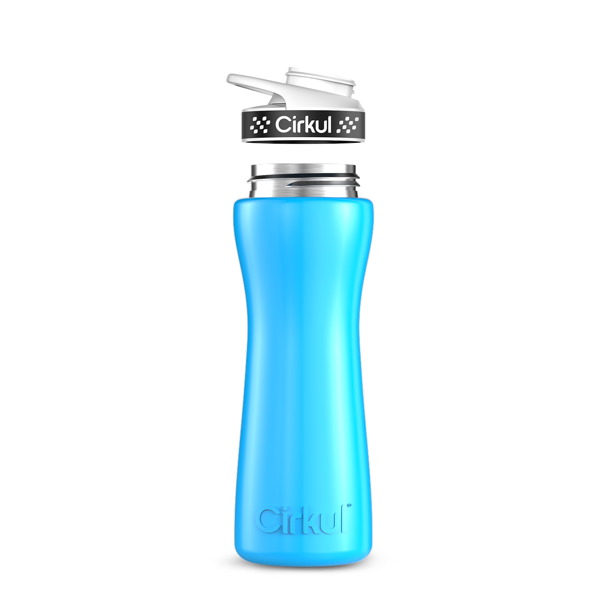 22oz. Stainless Steel Bottle & Comfort Grip Lid - Clean Grip