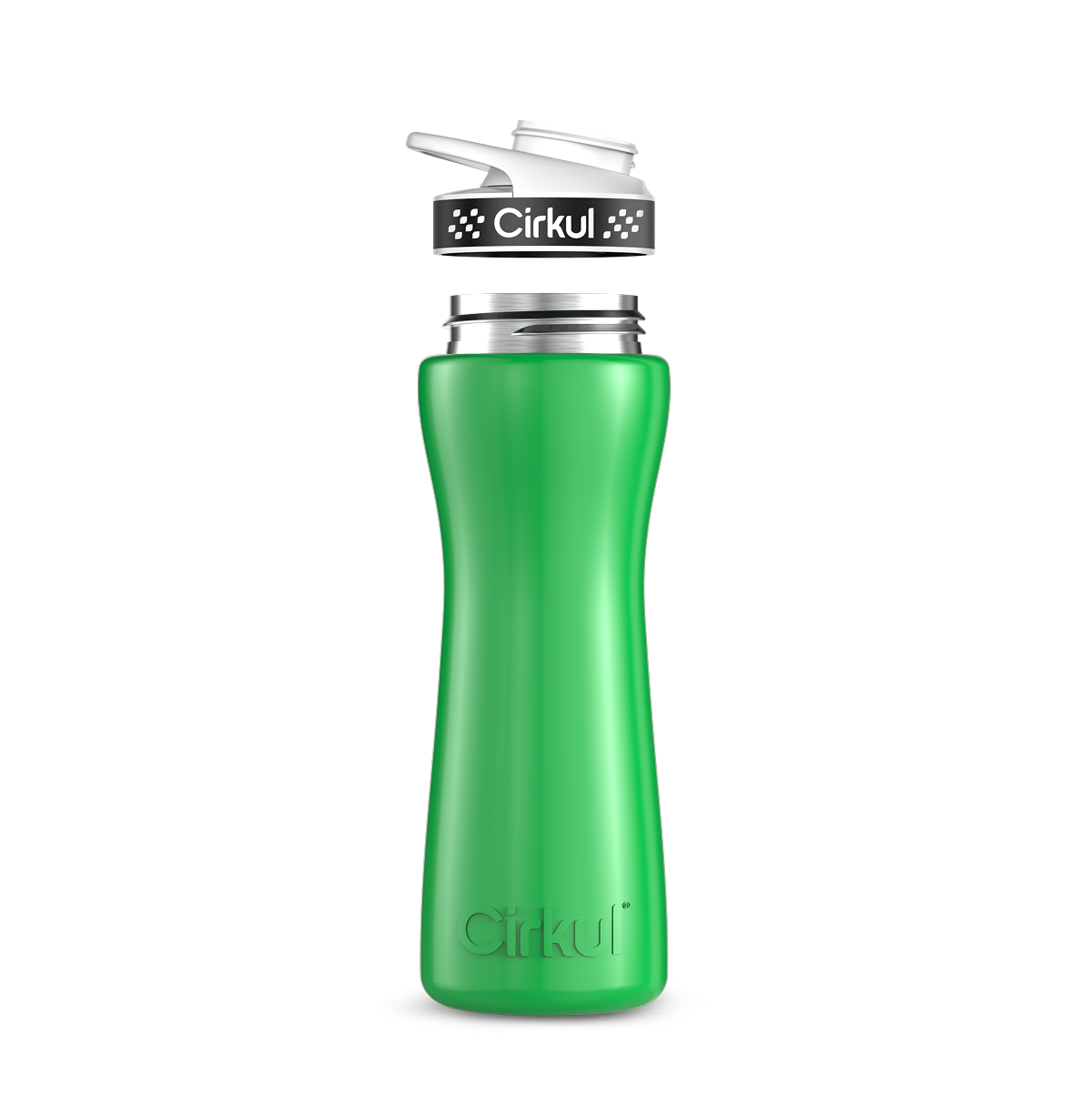 22oz. Stainless Steel Bottle & Comfort Grip Lid - Clean Grip