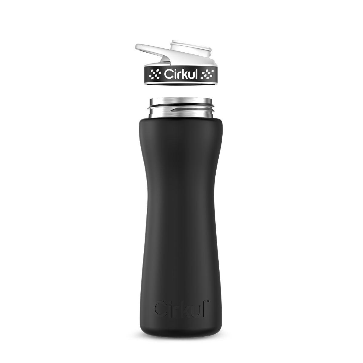 22oz. Stainless Steel Bottle & Comfort Grip Lid - Clean Grip