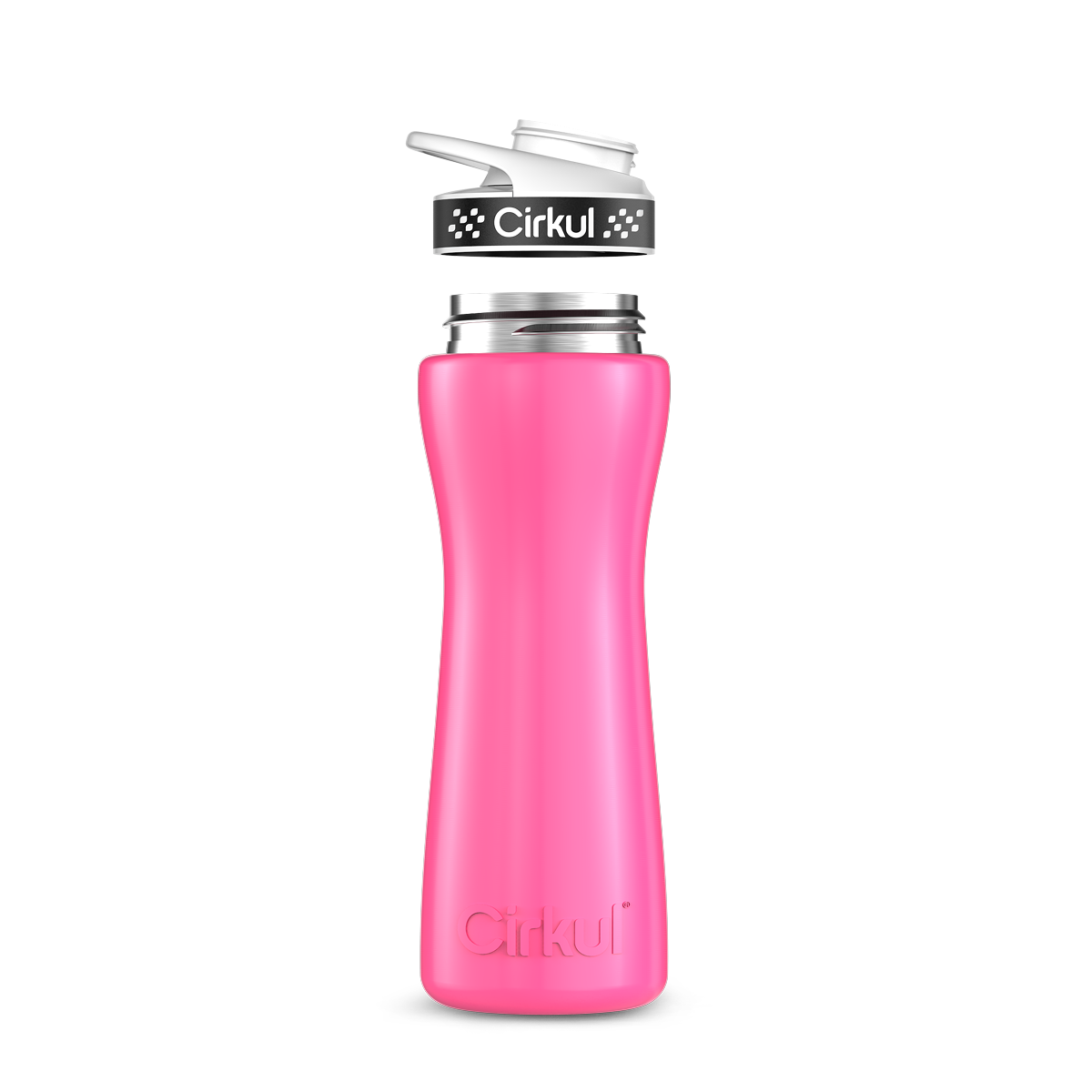 22oz. Stainless Steel Bottle & Comfort Grip Lid - Clean Grip