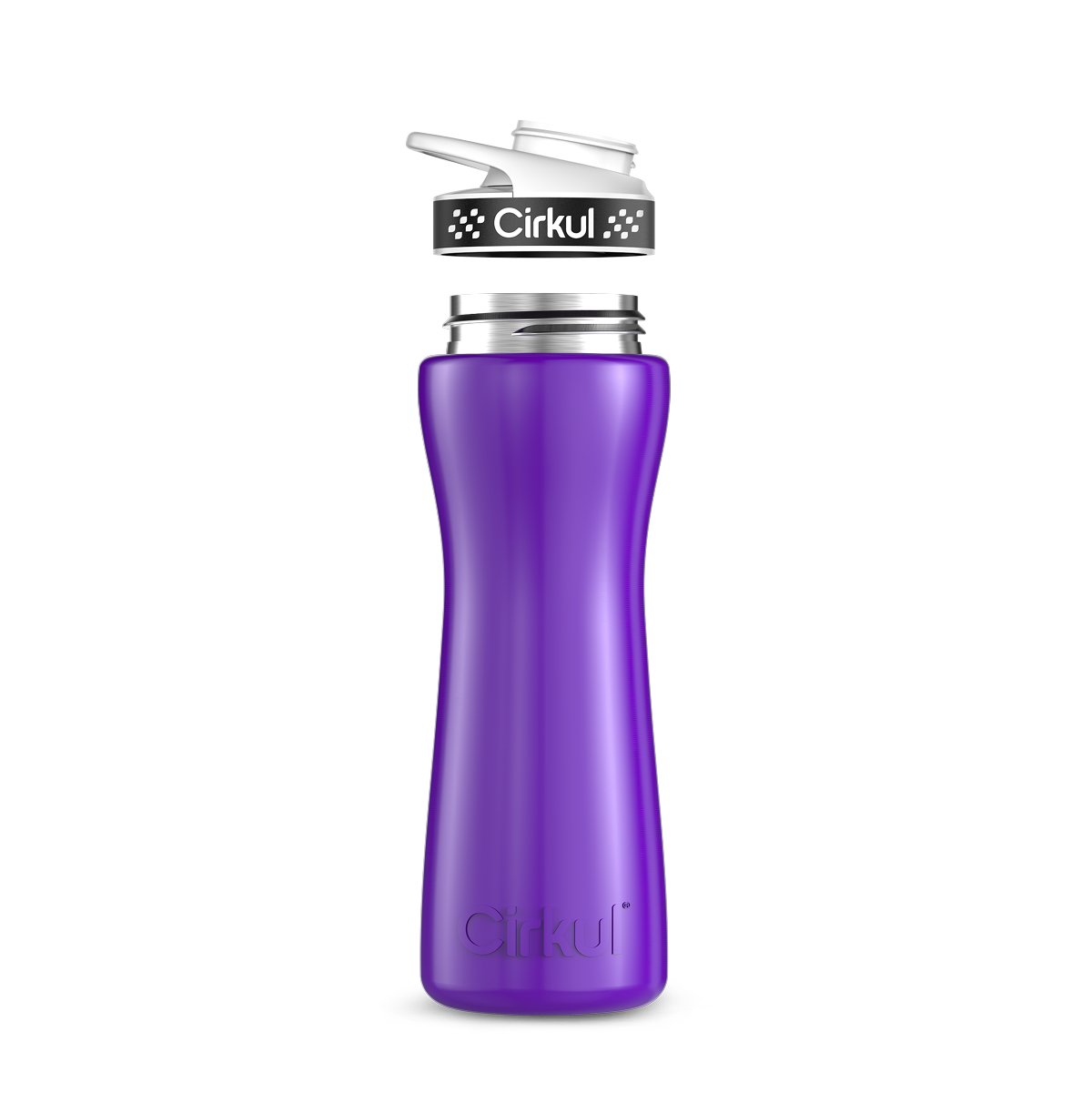 22oz. Stainless Steel Bottle & Comfort Grip Lid - Clean Grip