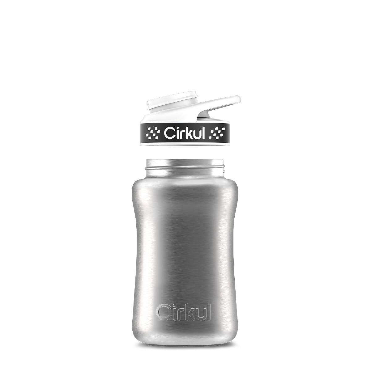 12oz. Stainless Steel Bottle & Comfort Grip Lid - Active Hold
