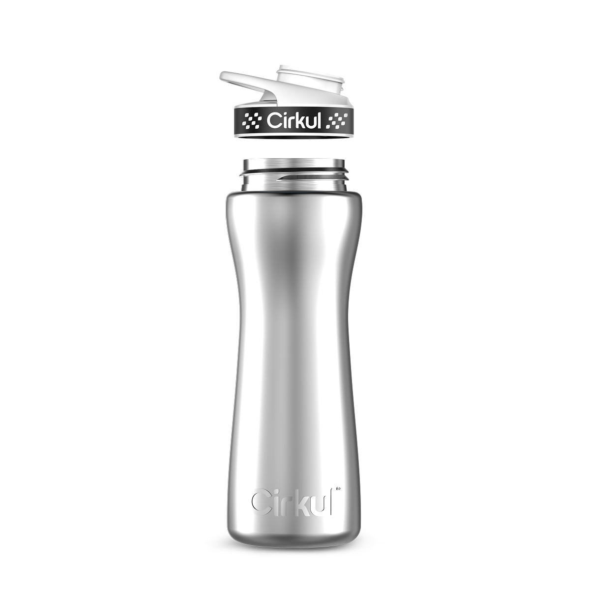 22oz. Stainless Steel Bottle & Comfort Grip Lid - Clean Grip