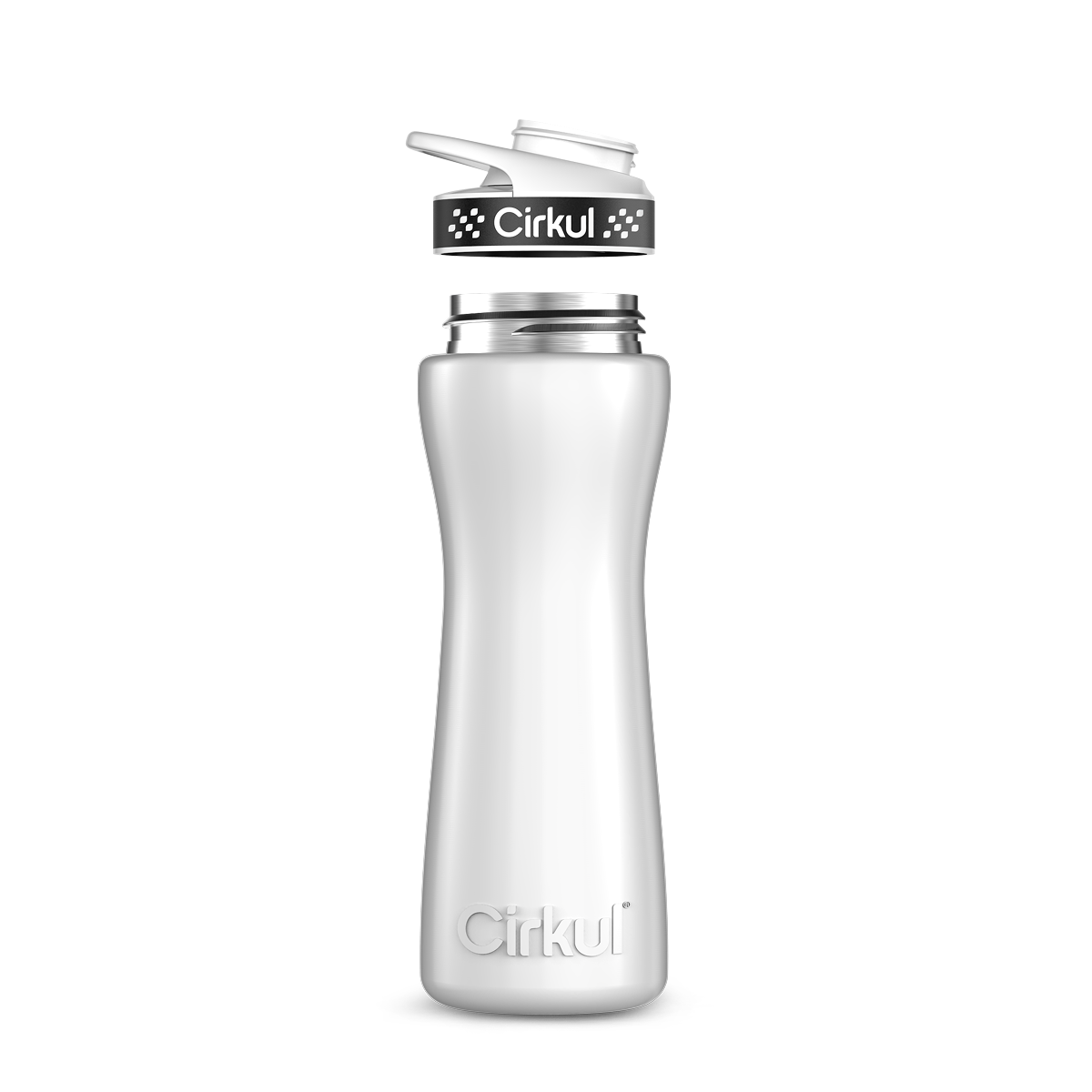 22oz. Stainless Steel Bottle & Comfort Grip Lid - Clean Grip