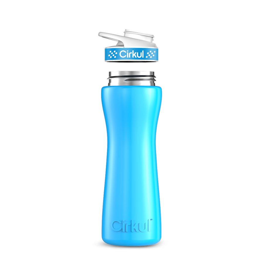 22oz. Stainless Steel Bottle & Comfort Grip Lid - Clean Grip