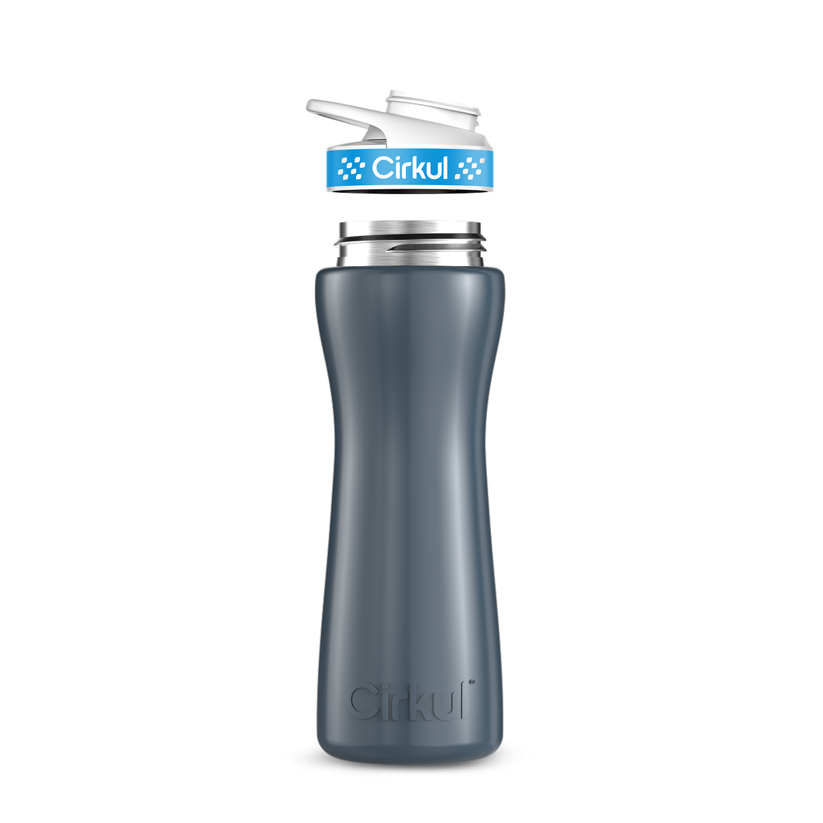 22oz. Stainless Steel Bottle & Comfort Grip Lid - Clean Grip