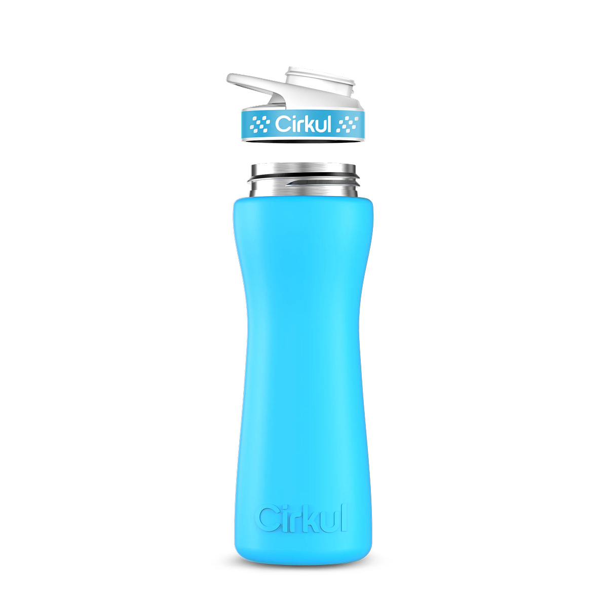 22oz. Stainless Steel Bottle & Comfort Grip Lid - Clean Grip