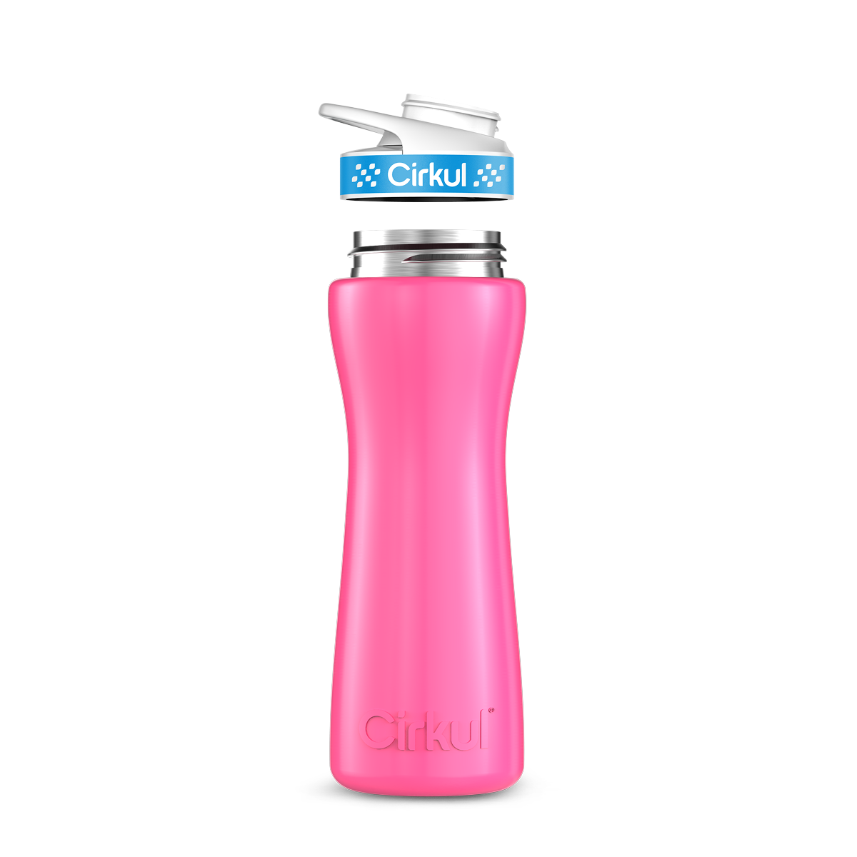 22oz. Stainless Steel Bottle & Comfort Grip Lid - Clean Grip