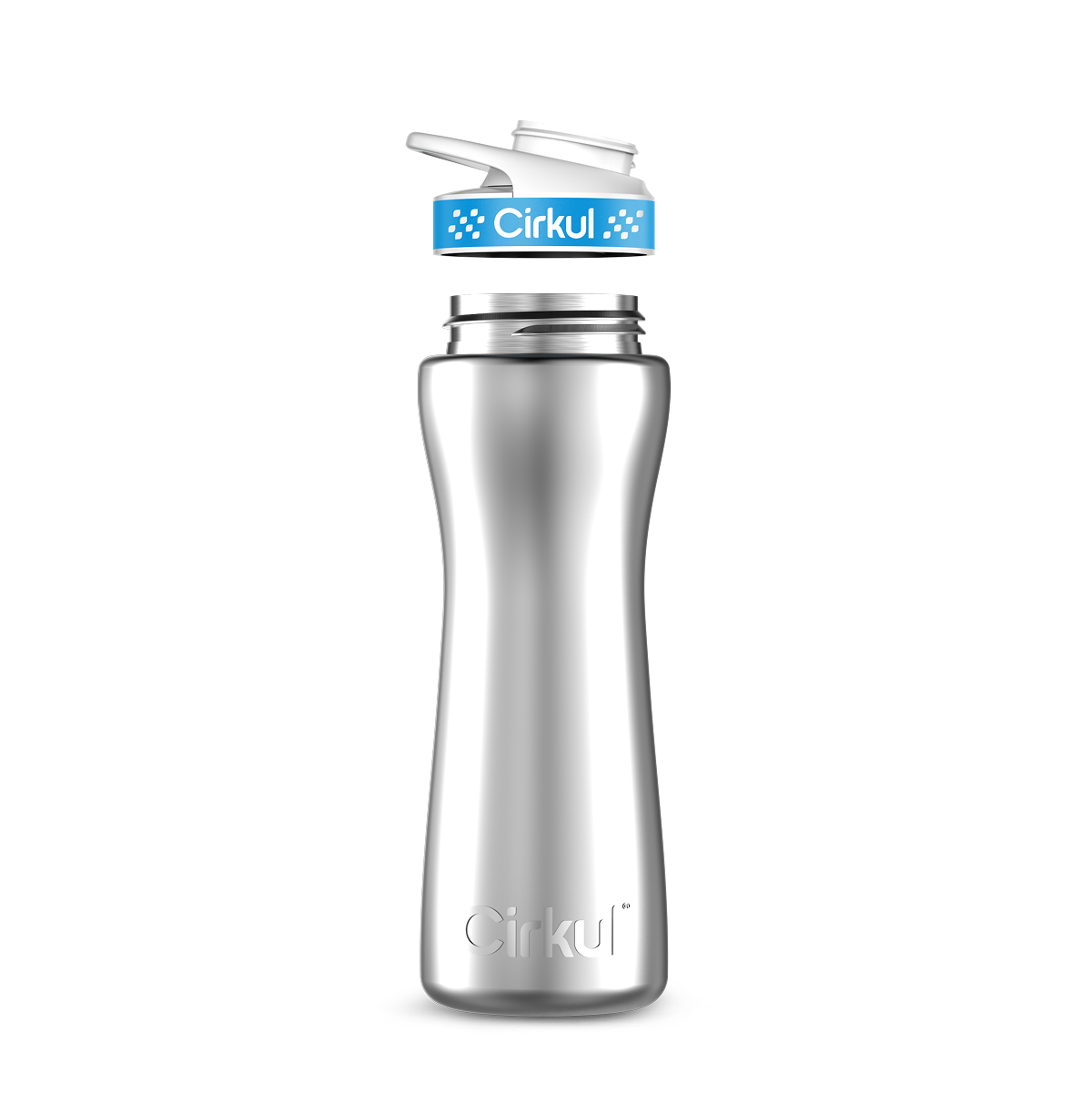 22oz. Stainless Steel Bottle & Comfort Grip Lid - Clean Grip