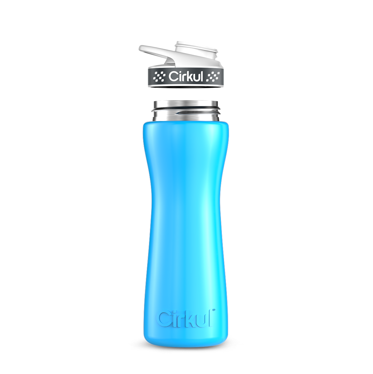 22oz. Stainless Steel Bottle & Comfort Grip Lid - Clean Grip