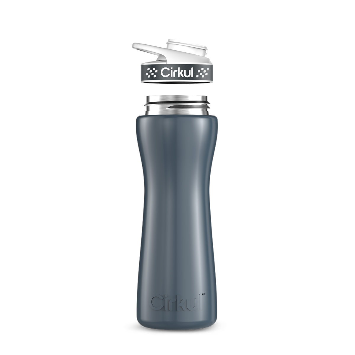 22oz. Stainless Steel Bottle & Comfort Grip Lid - Clean Grip