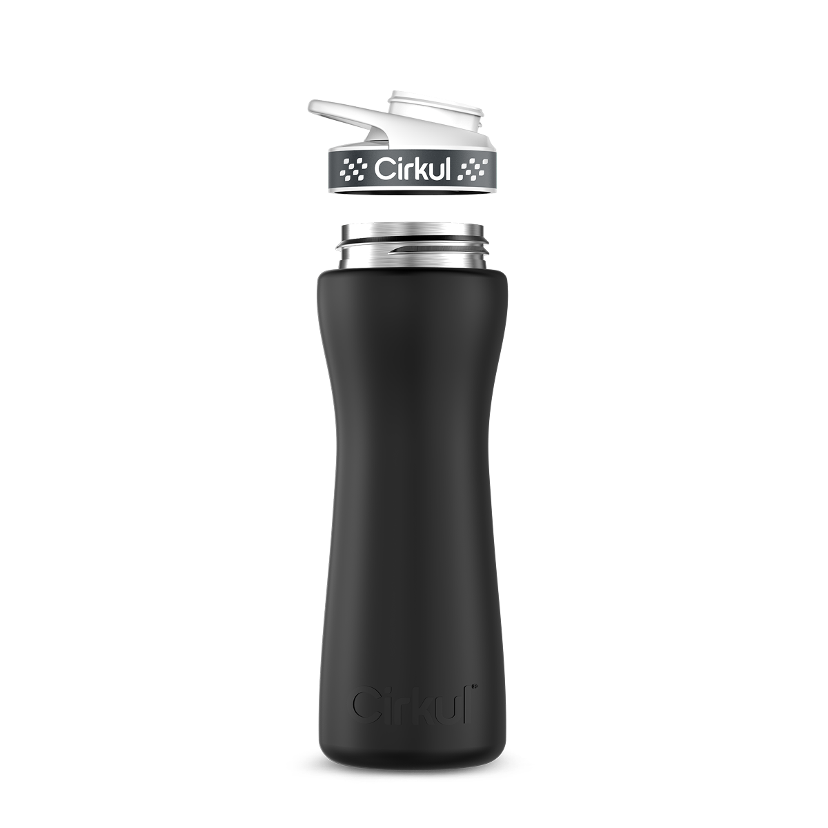 22oz. Stainless Steel Bottle & Comfort Grip Lid - Clean Grip
