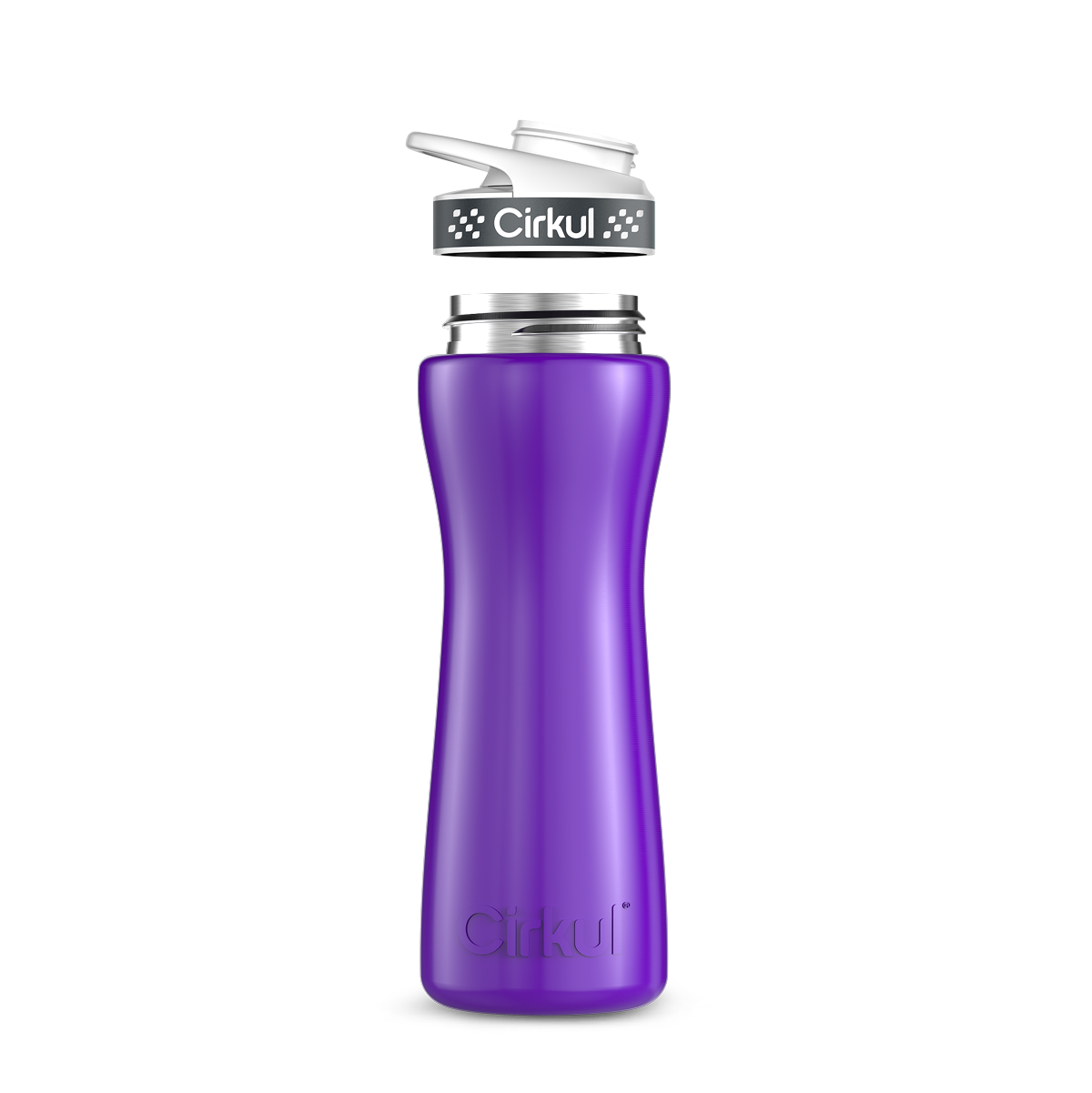22oz. Stainless Steel Bottle & Comfort Grip Lid - Clean Grip