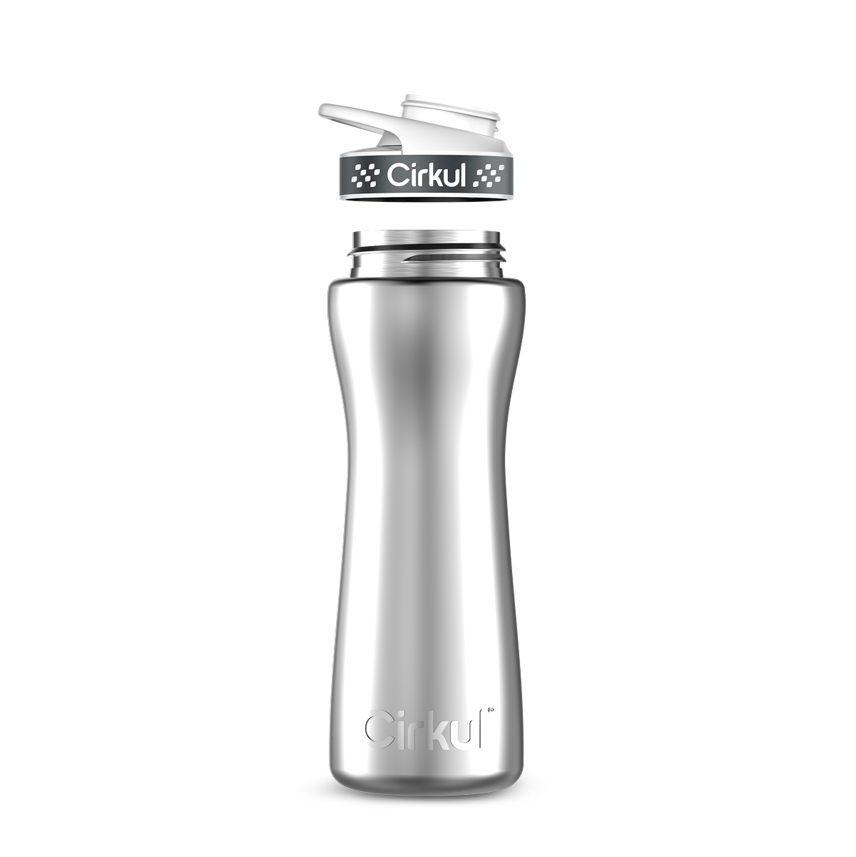 22oz. Stainless Steel Bottle & Comfort Grip Lid - Clean Grip