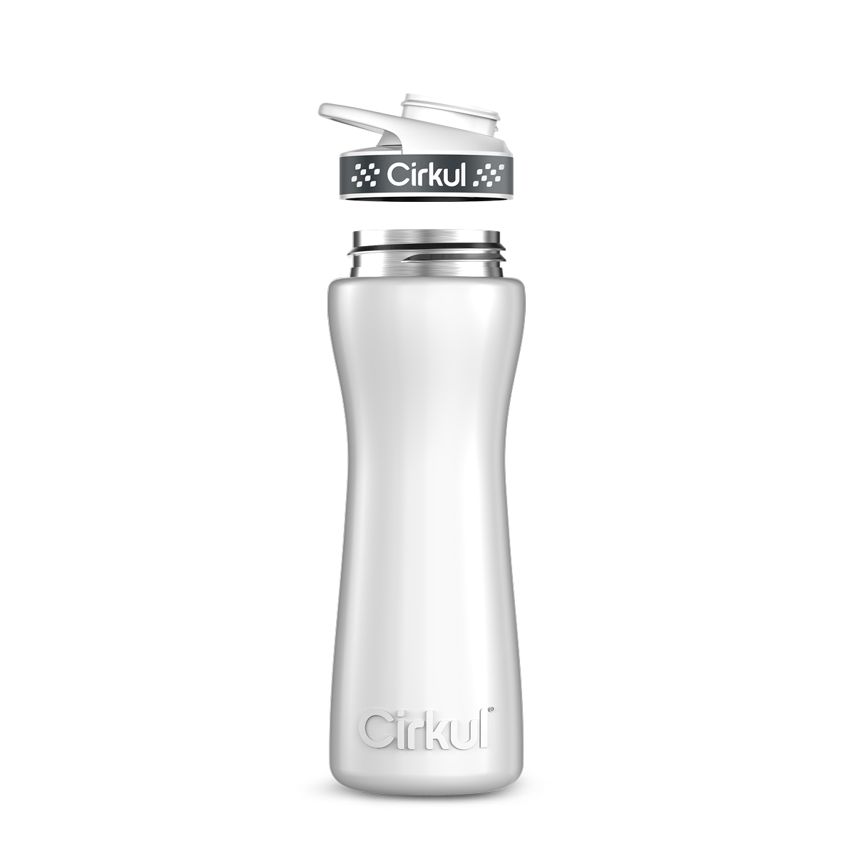 22oz. Stainless Steel Bottle & Comfort Grip Lid - Clean Grip