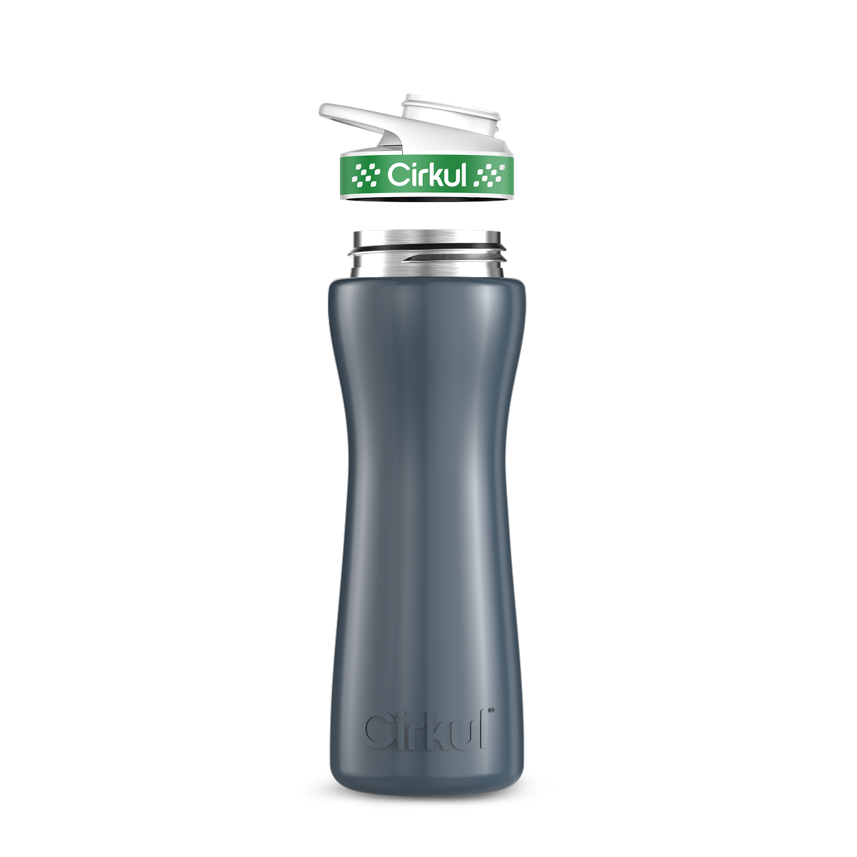 22oz. Stainless Steel Bottle & Comfort Grip Lid - Clean Grip