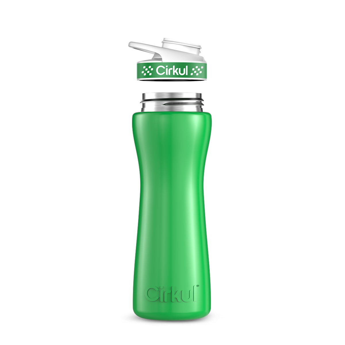 22oz. Stainless Steel Bottle & Comfort Grip Lid - Clean Grip