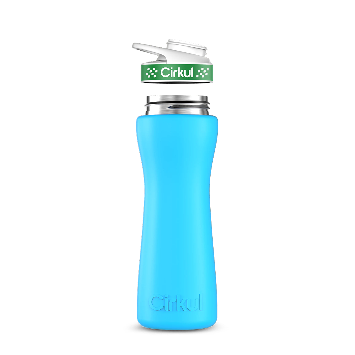 22oz. Stainless Steel Bottle & Comfort Grip Lid - Clean Grip