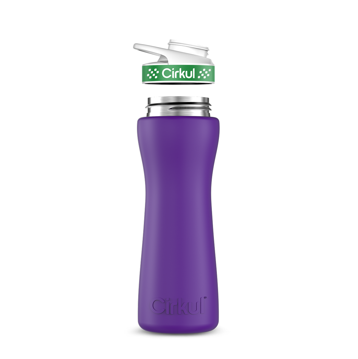 22oz. Stainless Steel Bottle & Comfort Grip Lid - Clean Grip