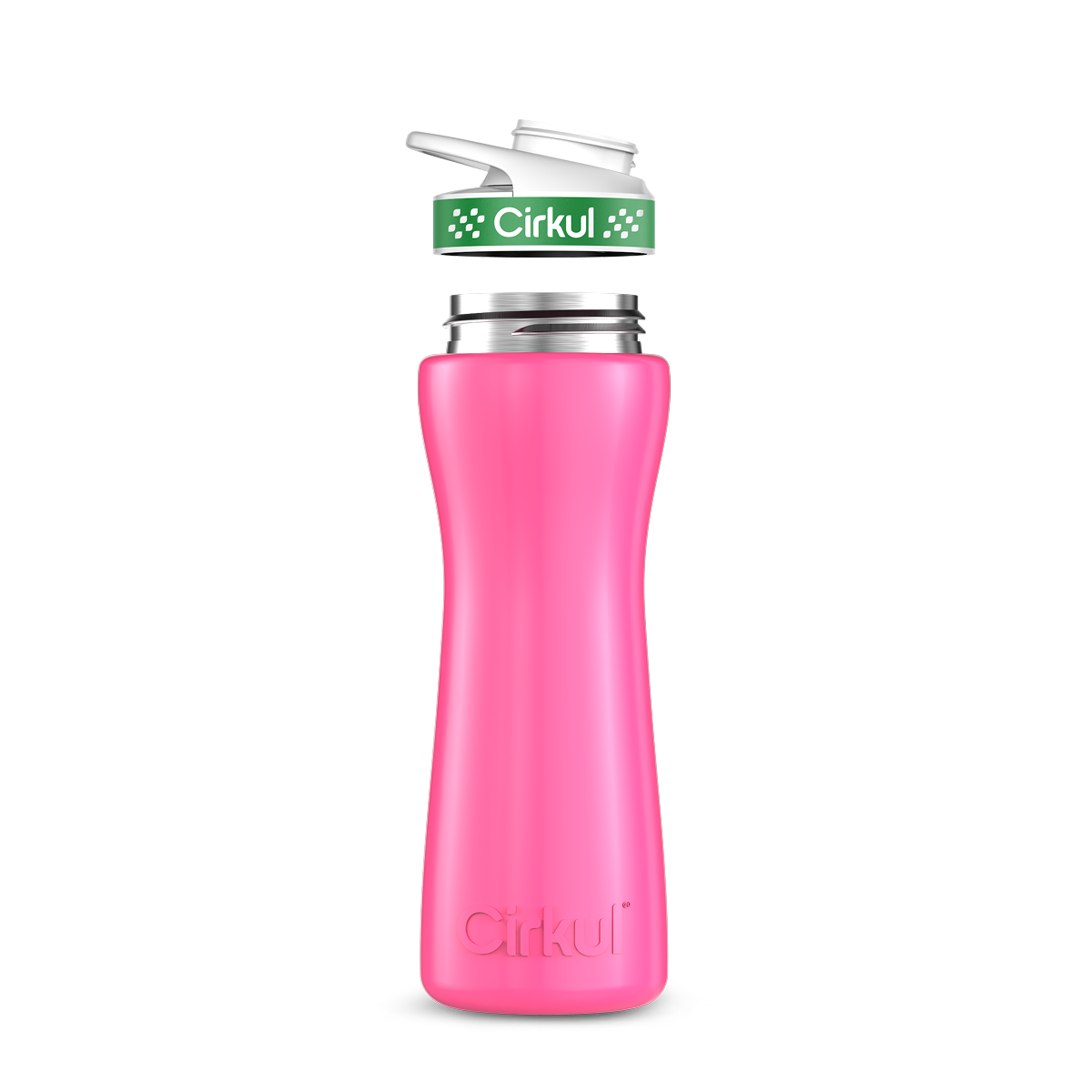 22oz. Stainless Steel Bottle & Comfort Grip Lid - Clean Grip
