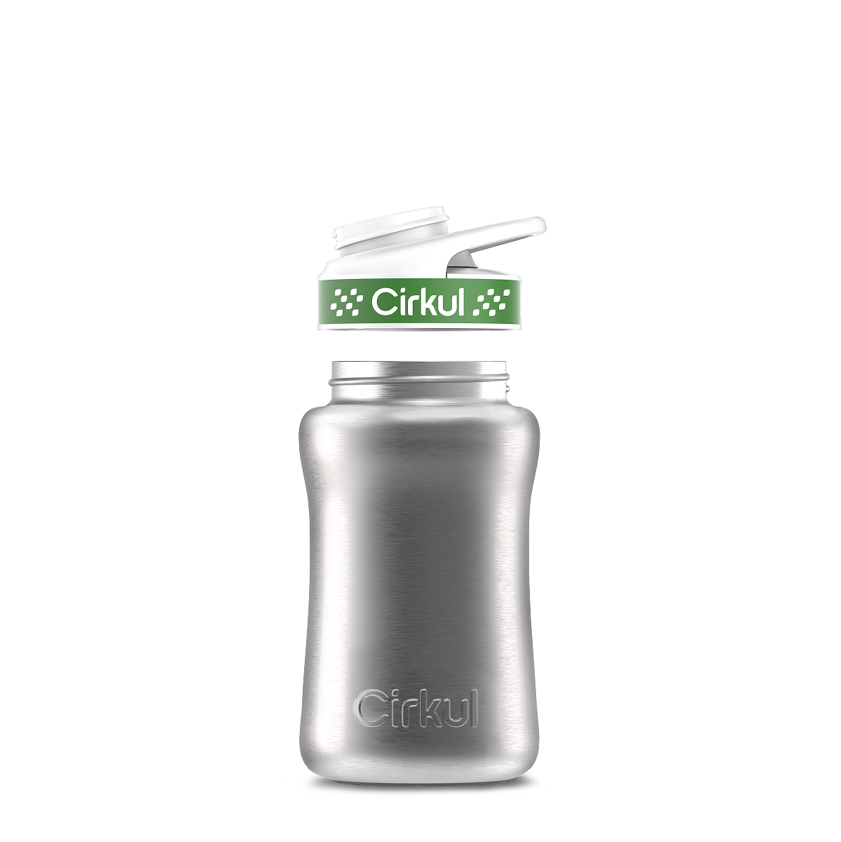 12oz. Stainless Steel Bottle & Comfort Grip Lid - Active Hold