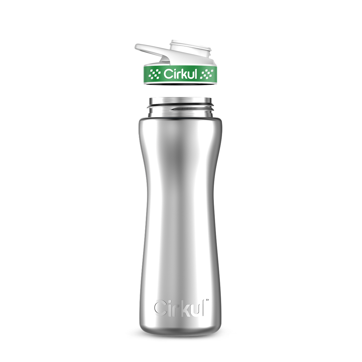 22oz. Stainless Steel Bottle & Comfort Grip Lid - Clean Grip