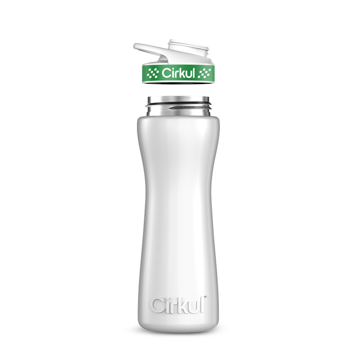22oz. Stainless Steel Bottle & Comfort Grip Lid - Clean Grip