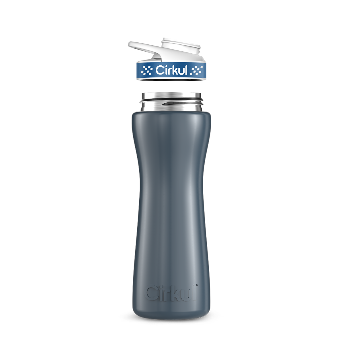 22oz. Stainless Steel Bottle & Comfort Grip Lid - Clean Grip