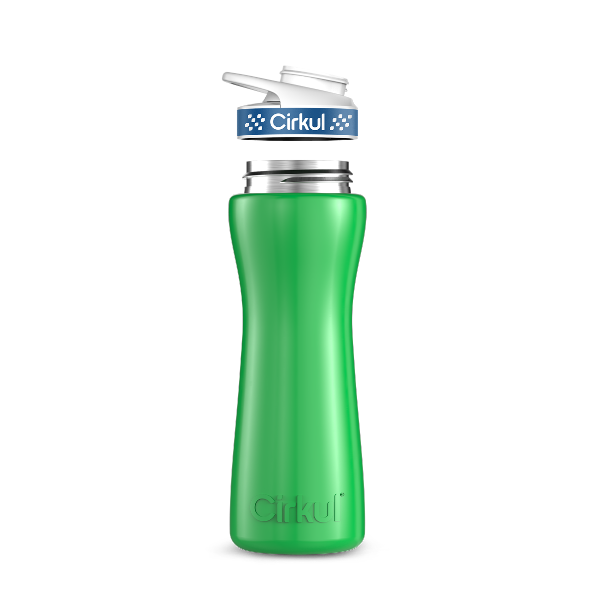 22oz. Stainless Steel Bottle & Comfort Grip Lid - Clean Grip