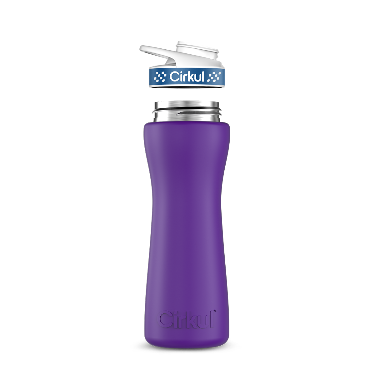 22oz. Stainless Steel Bottle & Comfort Grip Lid - Clean Grip