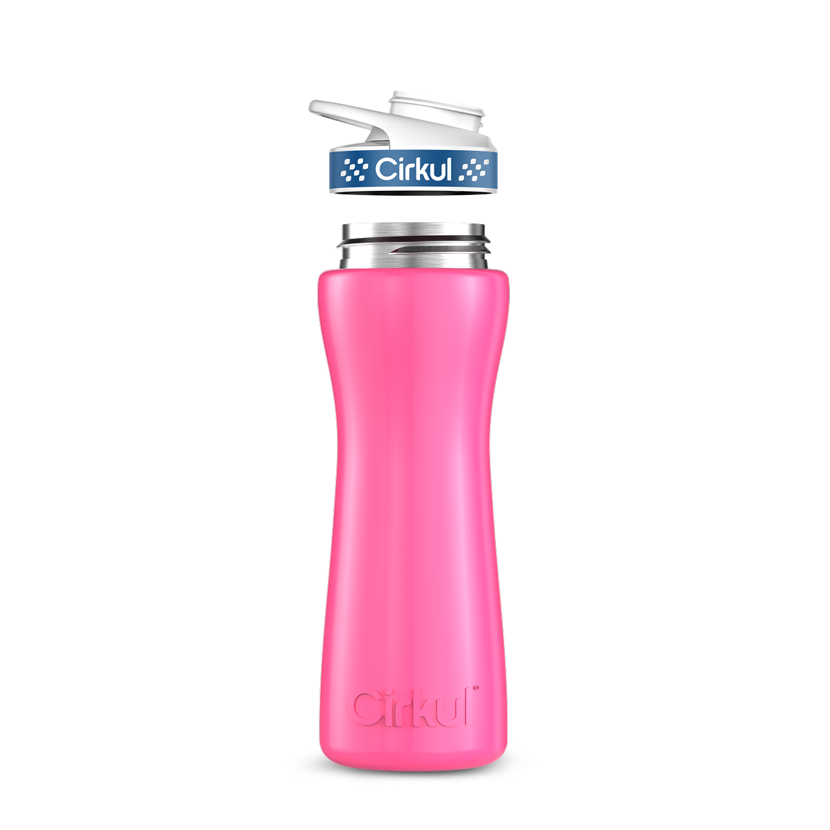 22oz. Stainless Steel Bottle & Comfort Grip Lid - Clean Grip