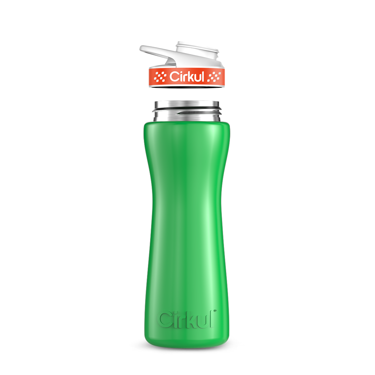 22oz. Stainless Steel Bottle & Comfort Grip Lid - Clean Grip