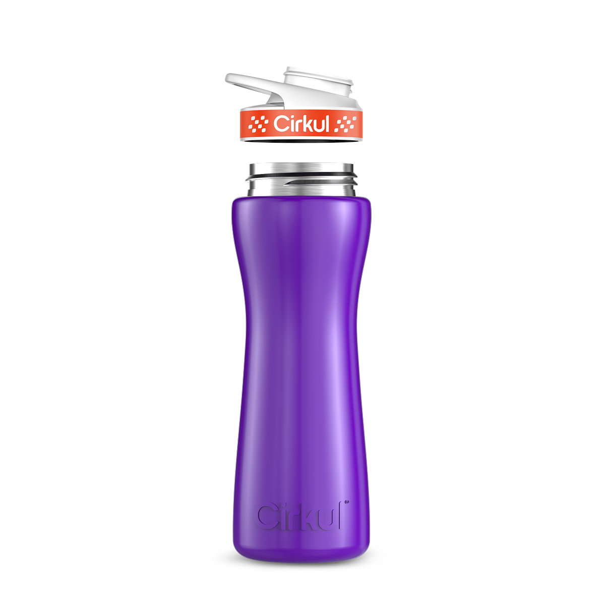 22oz. Stainless Steel Bottle & Comfort Grip Lid - Clean Grip