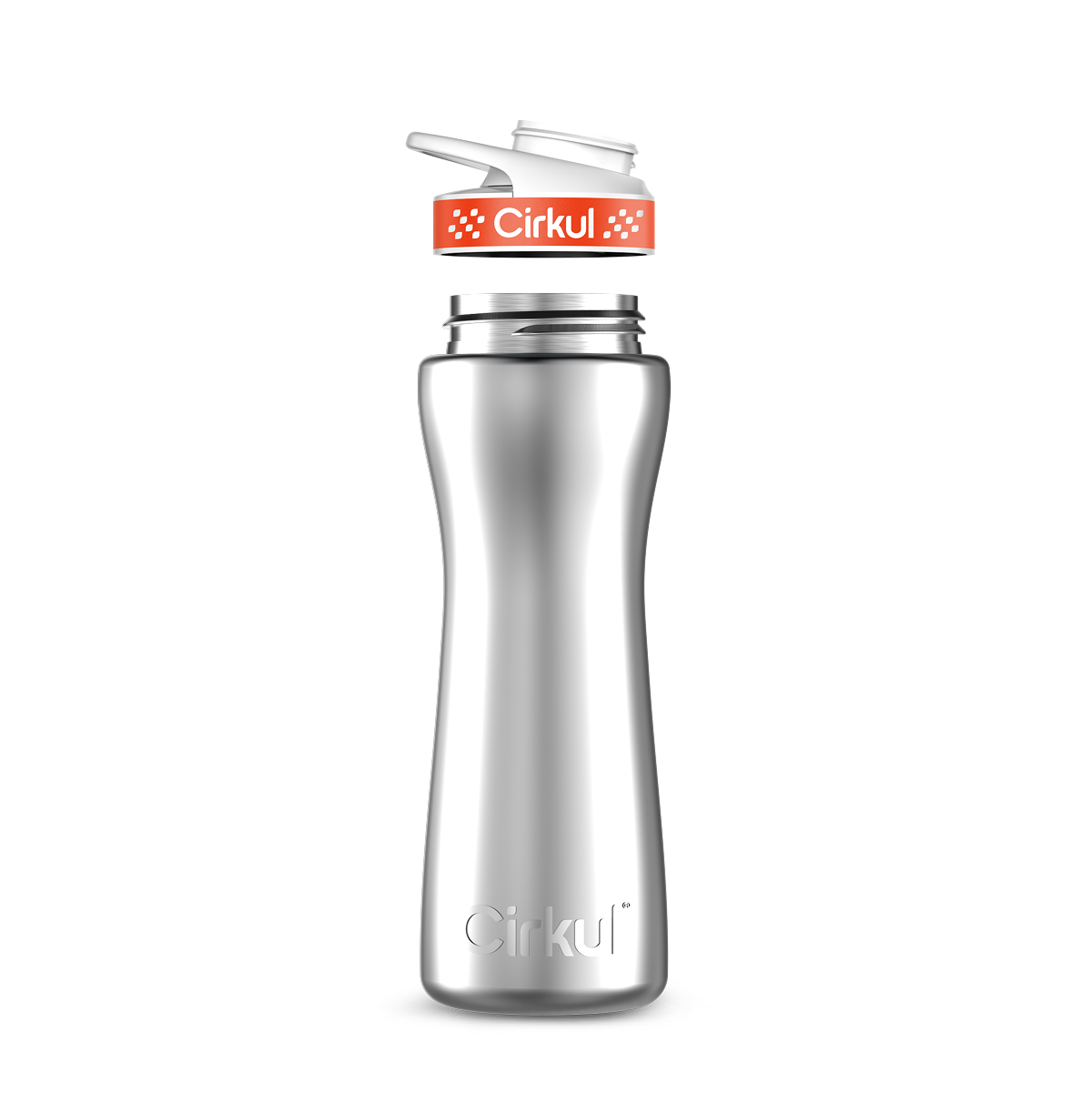 22oz. Stainless Steel Bottle & Comfort Grip Lid - Clean Grip