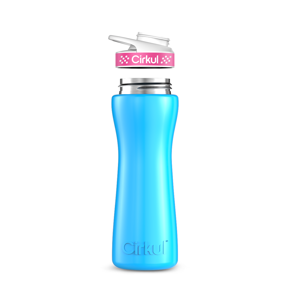 22oz. Stainless Steel Bottle & Comfort Grip Lid - Clean Grip