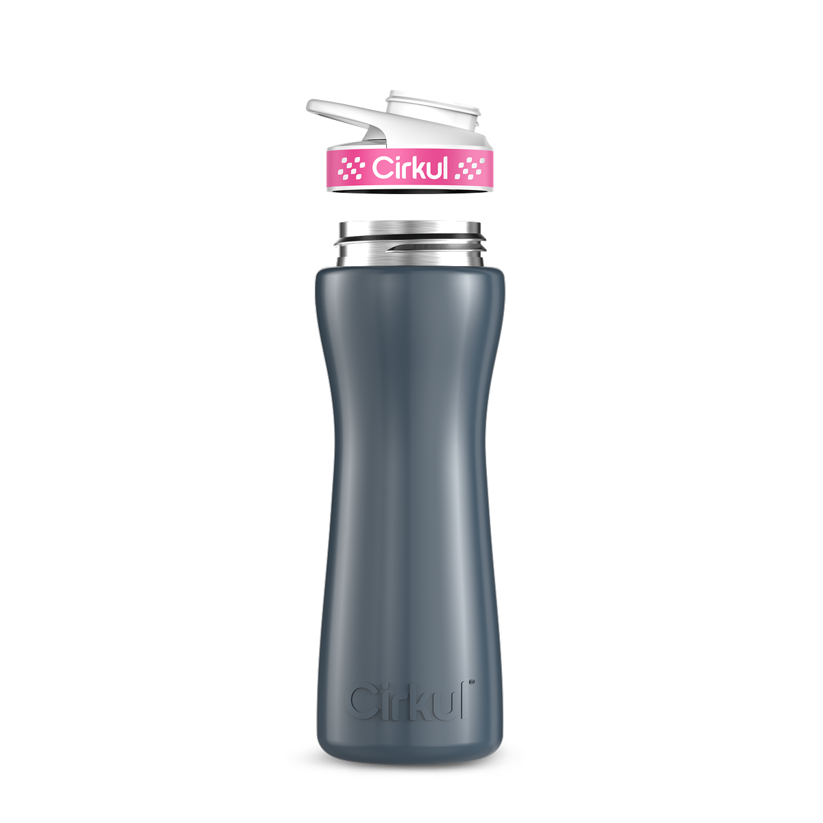 22oz. Stainless Steel Bottle & Comfort Grip Lid - Clean Grip