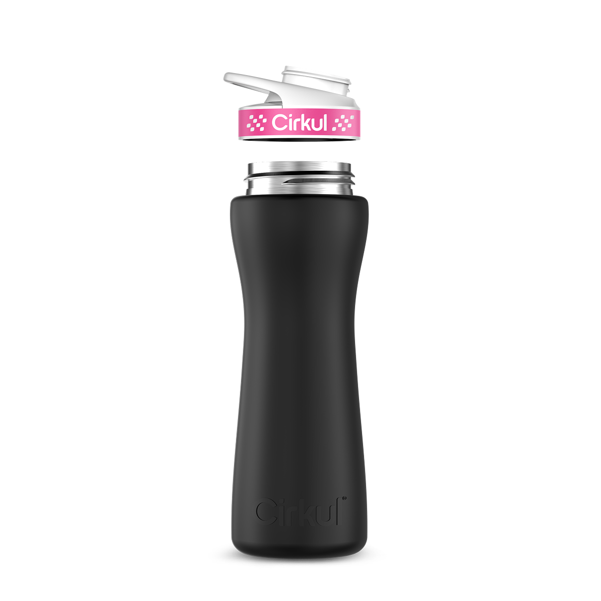 22oz. Stainless Steel Bottle & Comfort Grip Lid - Clean Grip