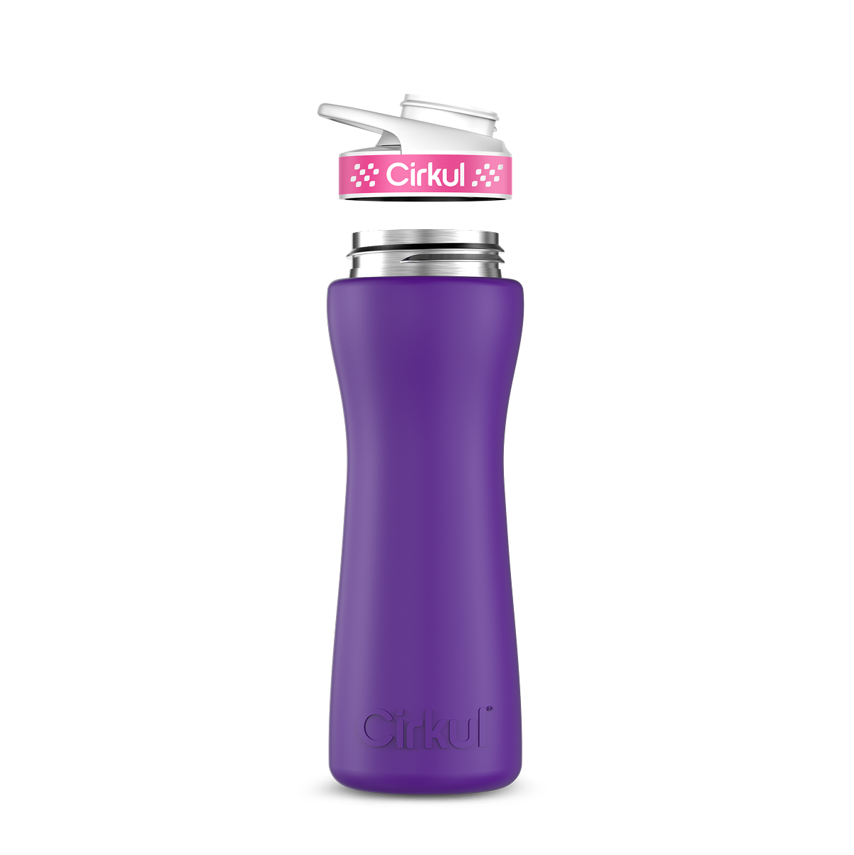 22oz. Stainless Steel Bottle & Comfort Grip Lid - Clean Grip