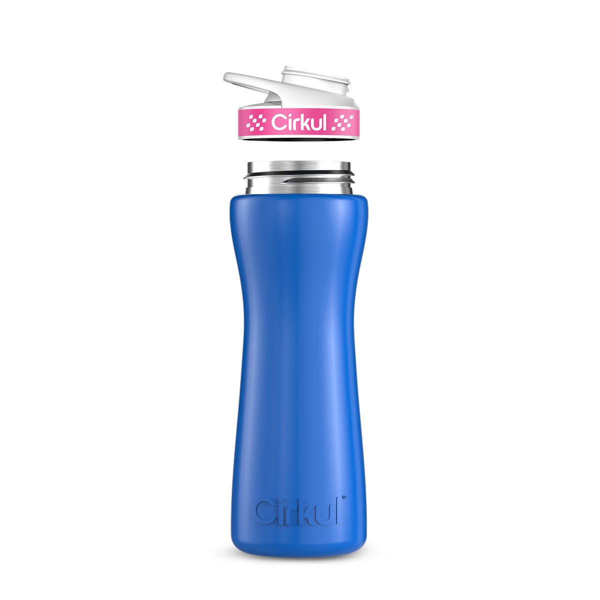 22oz. Stainless Steel Bottle & Comfort Grip Lid - Clean Grip
