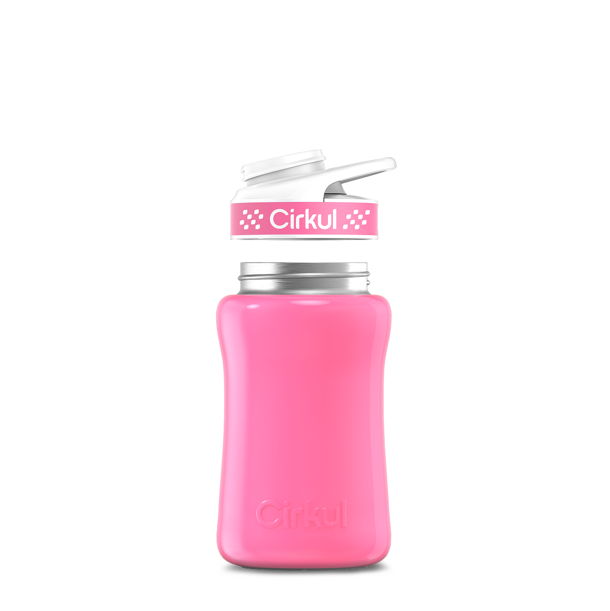 12oz. Stainless Steel Bottle & Comfort Grip Lid - Active Hold