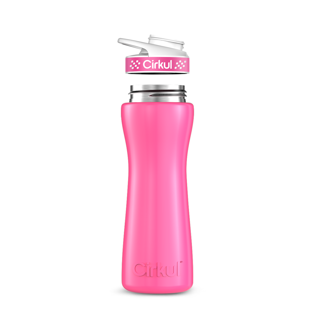 22oz. Stainless Steel Bottle & Comfort Grip Lid - Clean Grip