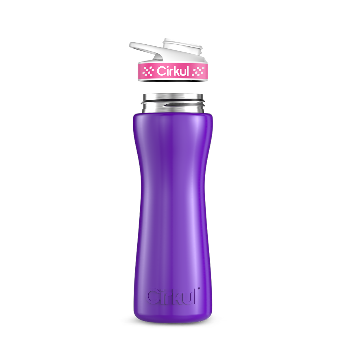 22oz. Stainless Steel Bottle & Comfort Grip Lid - Clean Grip