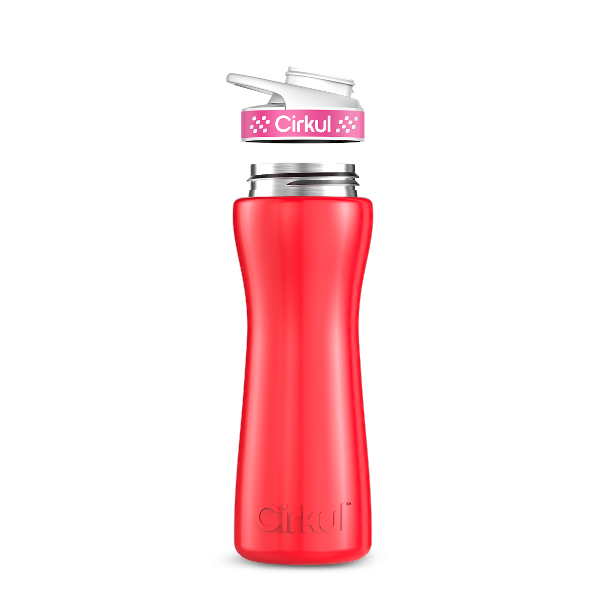 22oz. Stainless Steel Bottle & Comfort Grip Lid - Clean Grip