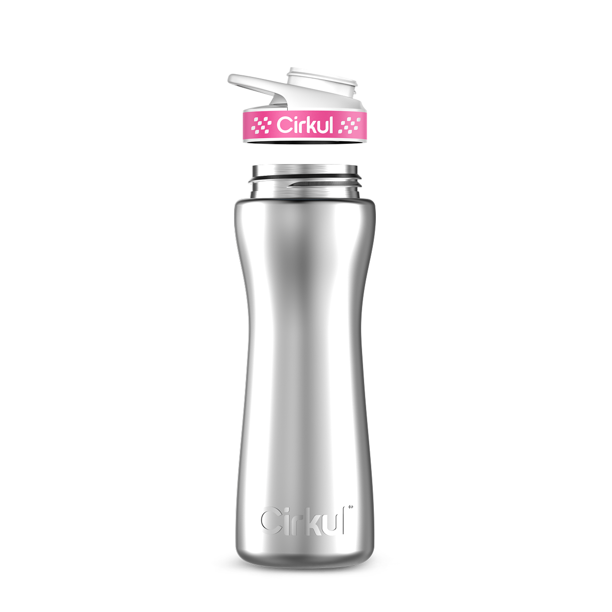 22oz. Stainless Steel Bottle & Comfort Grip Lid - Clean Grip