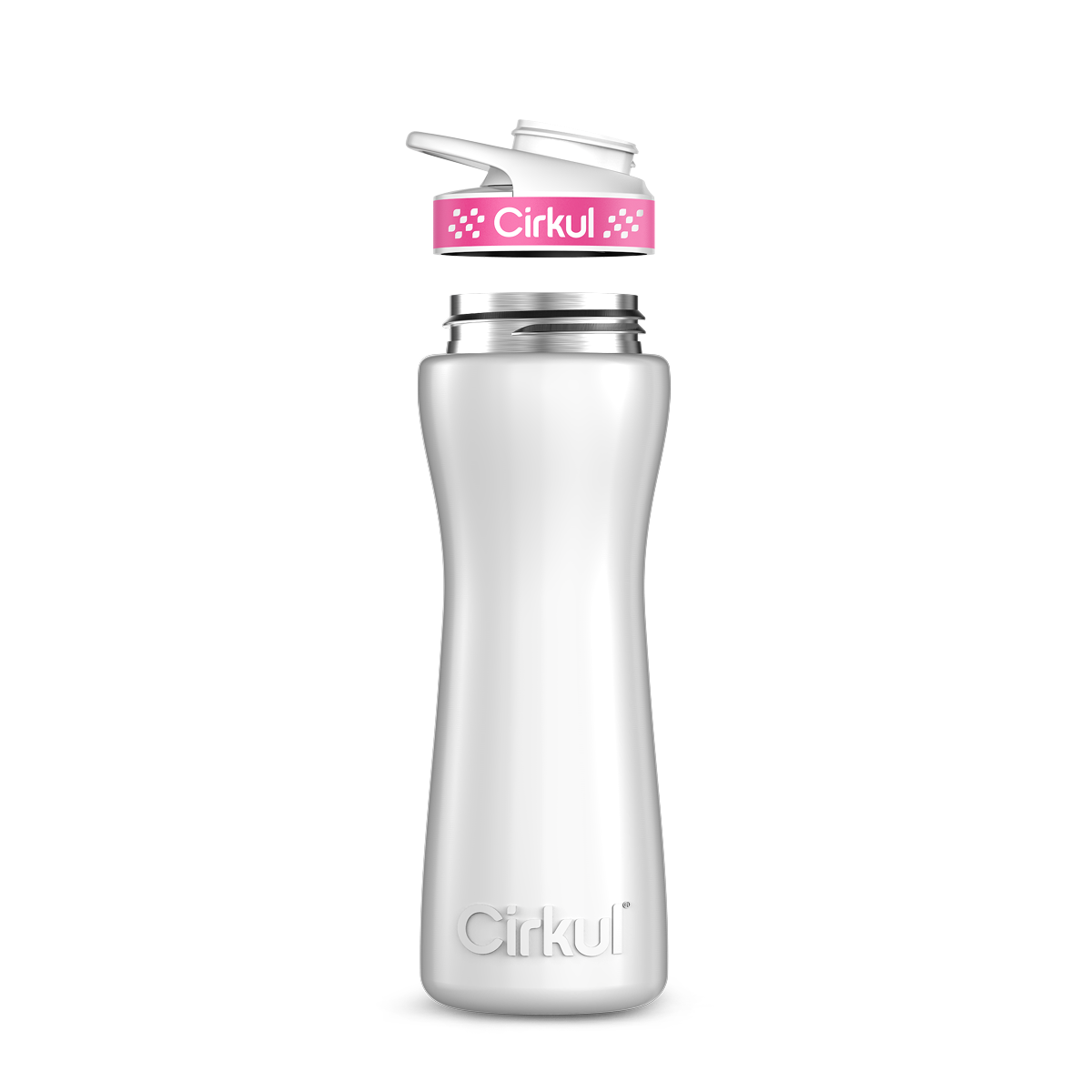 22oz. Stainless Steel Bottle & Comfort Grip Lid - Clean Grip