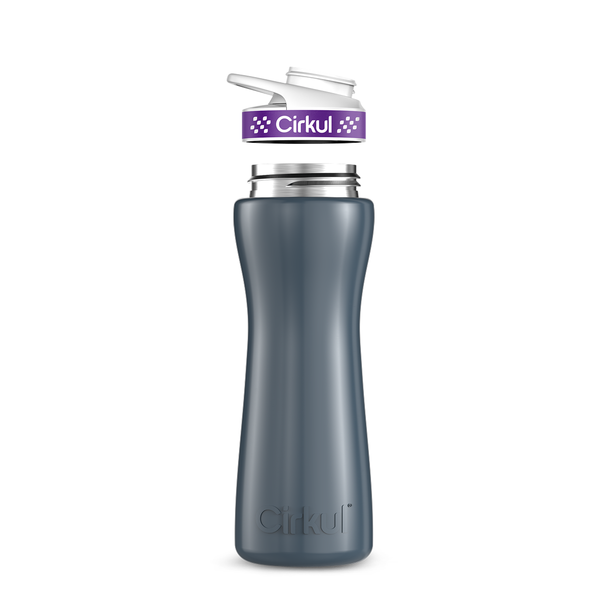 22oz. Stainless Steel Bottle & Comfort Grip Lid - Clean Grip