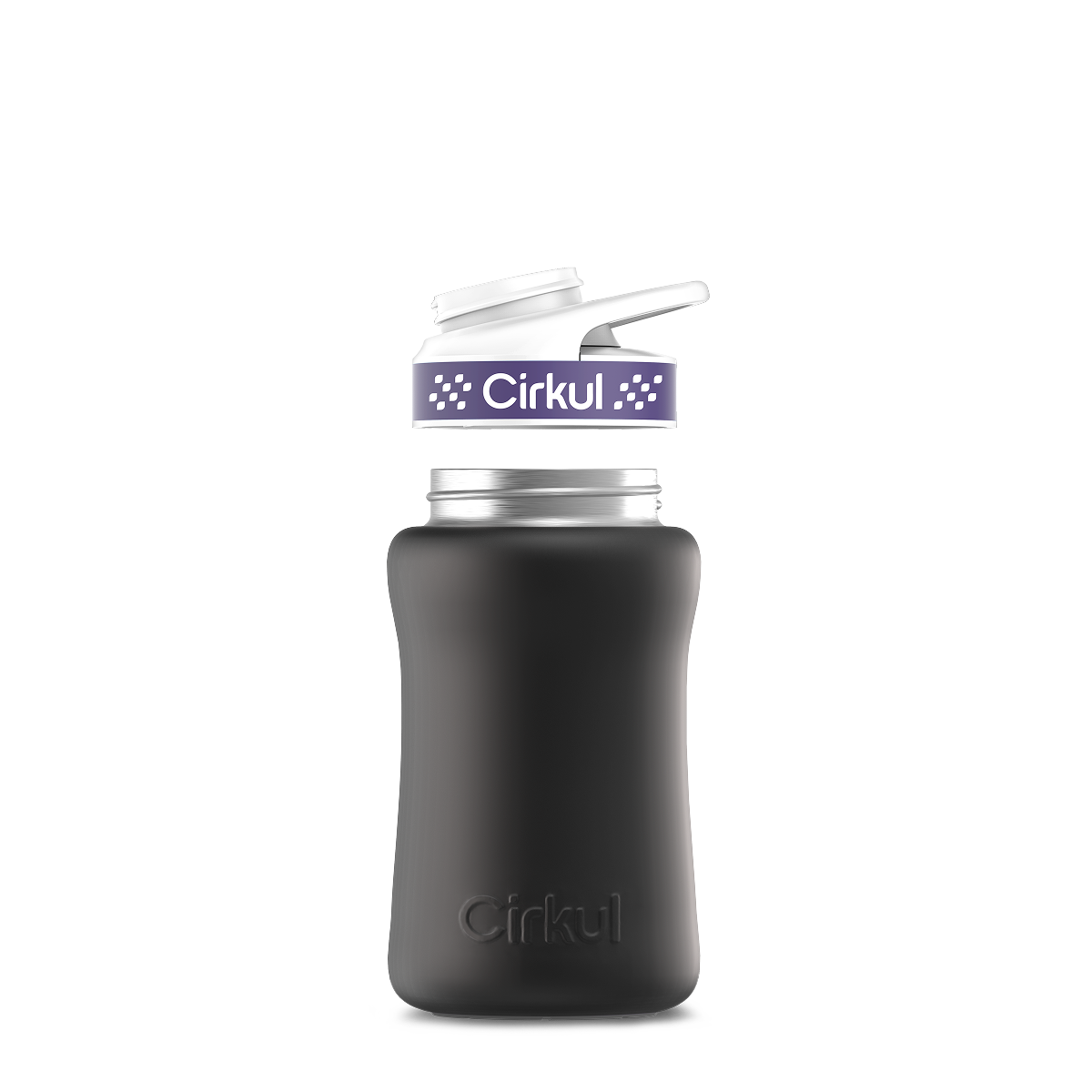 12oz. Stainless Steel Bottle & Comfort Grip Lid - Active Hold