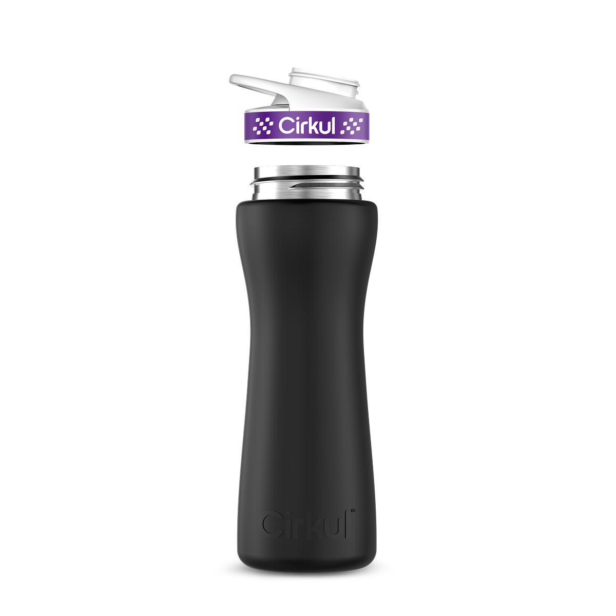 22oz. Stainless Steel Bottle & Comfort Grip Lid - Clean Grip