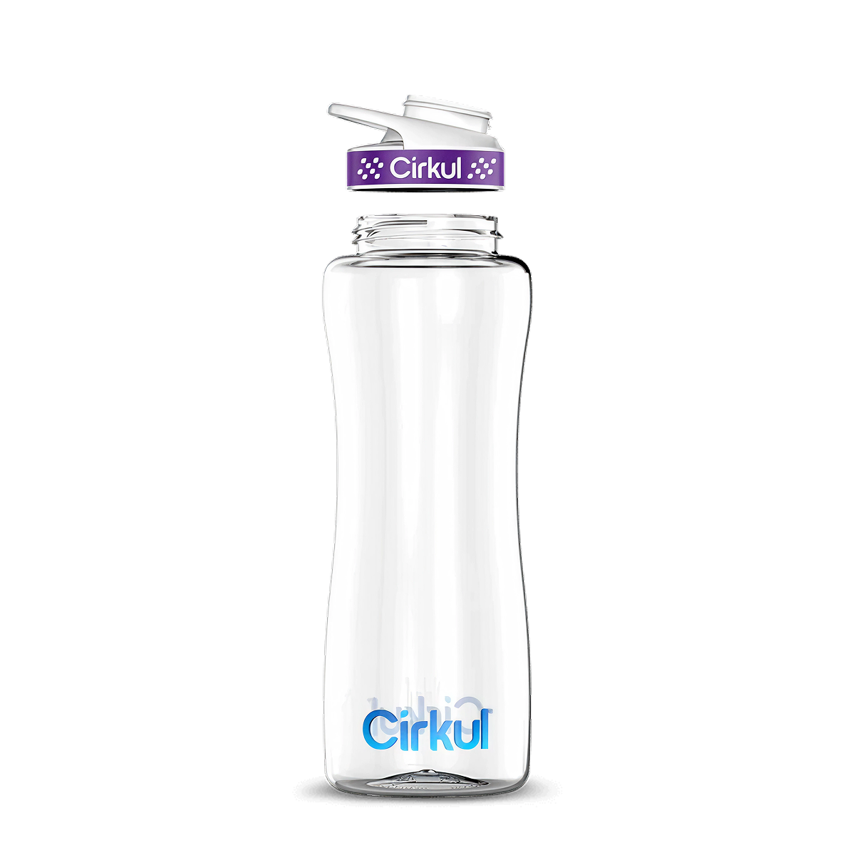 32oz. Plastic Bottle & Comfort Grip Lid - Lite Ready